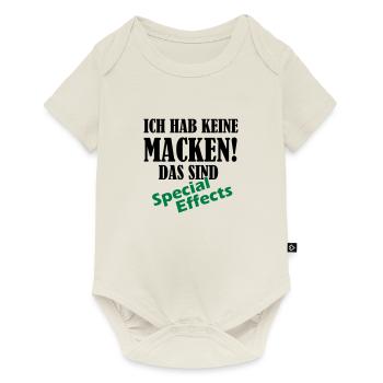 keine_macken_02 - Baby Premium Kurzarmbody - Naturweiß - Vorne