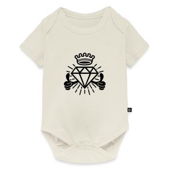 Thumbs up (diamond) - Baby Premium short-sleeve bodysuit - off white - Front