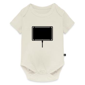 ortsschild - Baby Premium Kurzarmbody - Naturweiß - Vorne