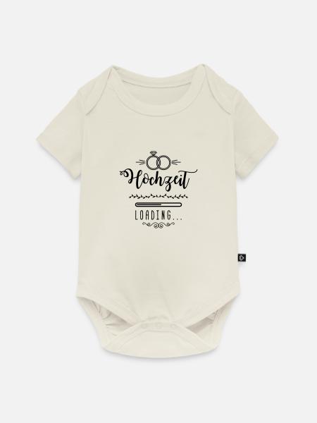 hochzeit loading ring wedding - Baby Premium Kurzarmbody - Naturweiß