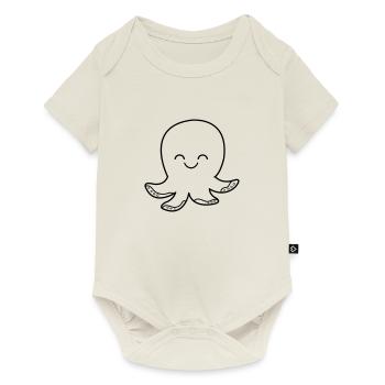 oktopus_001 - Baby Premium short-sleeve bodysuit - off white - Front