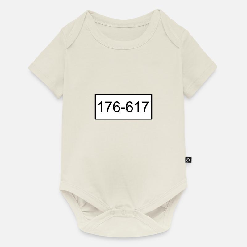 Panzerknacker - Baby Premium Kurzarmbody - Naturweiß