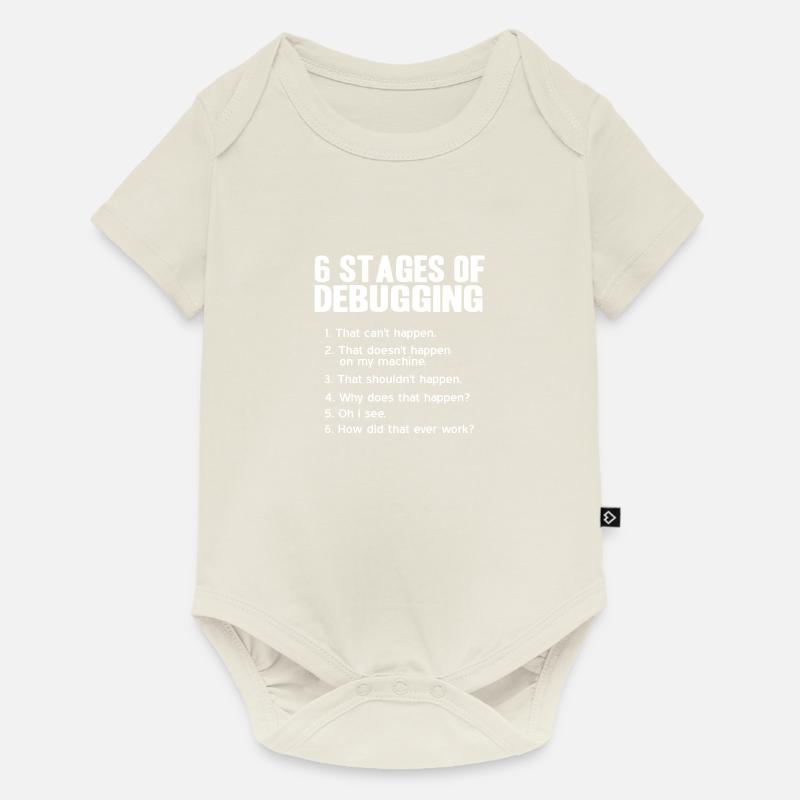 Programmierer - Baby Premium Kurzarmbody - Naturweiß