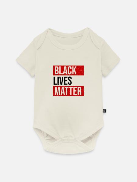 Black Lives Matter - Baby Premium Kurzarmbody - Naturweiß