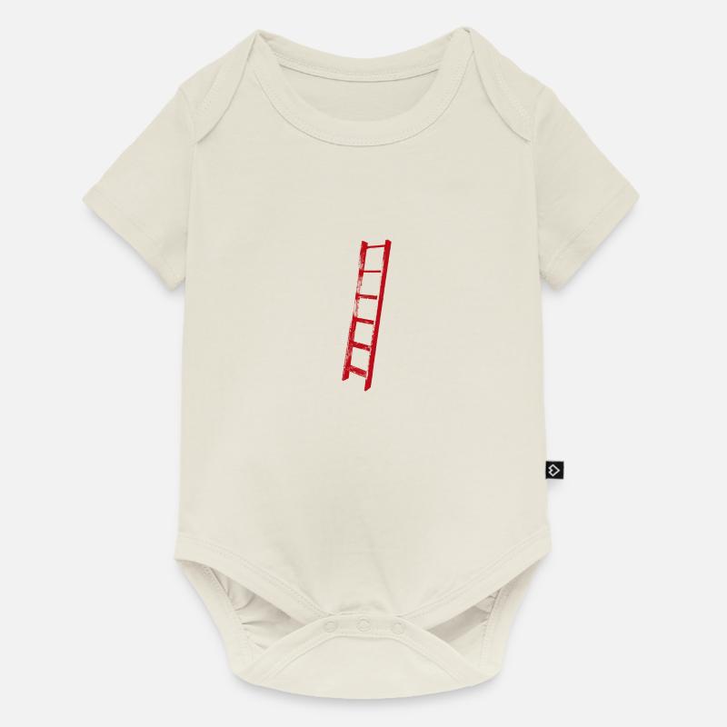échelle rouge - Body à manches courtes Premium Bébé - blanc cassé