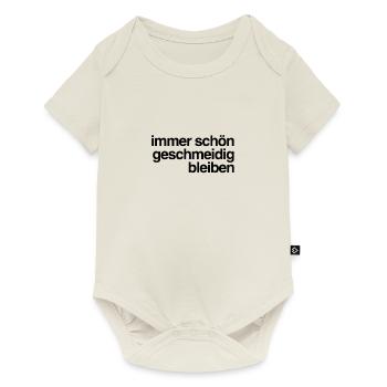 always stay supple - Baby Premium short-sleeve bodysuit - off white - Front