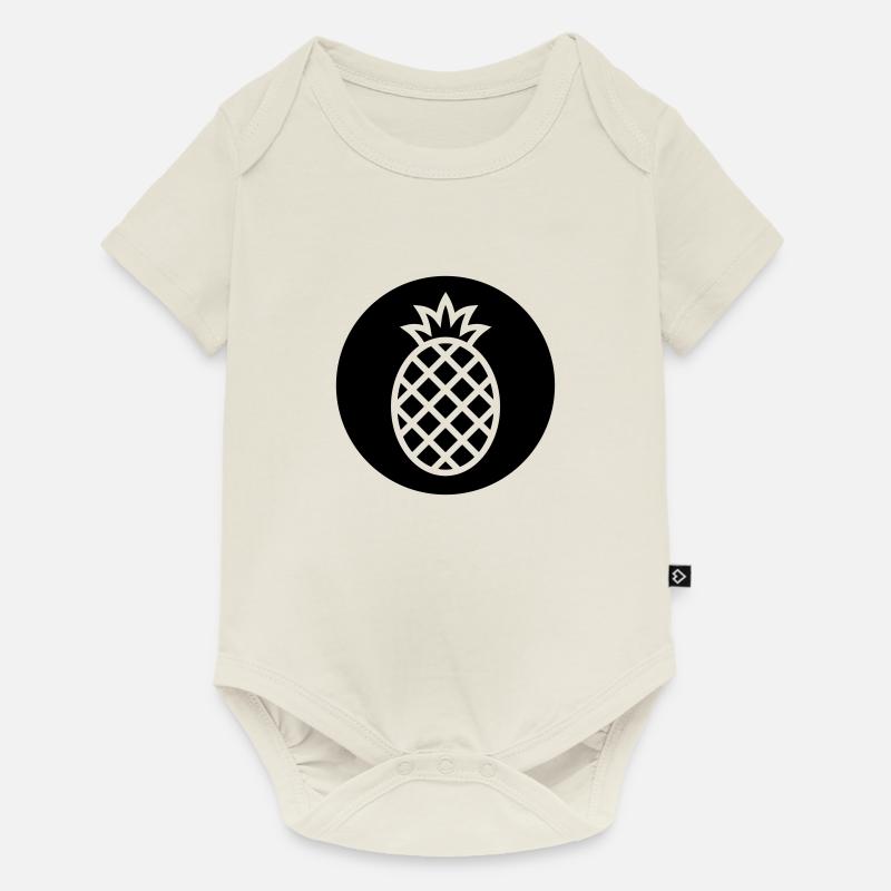 Ananas - Baby Premium Kurzarmbody - Naturweiß