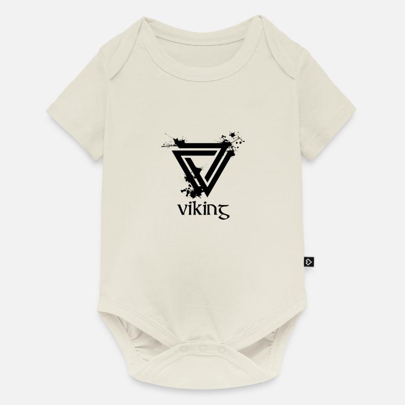 viking - Body à manches courtes Premium Bébé - blanc cassé
