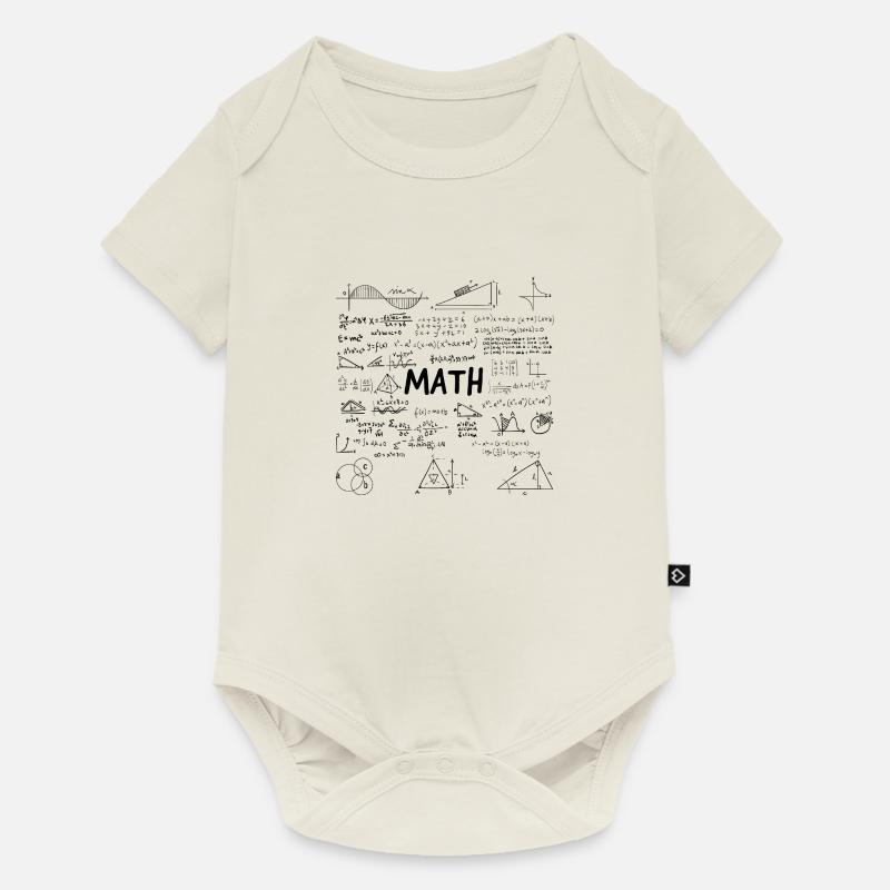 Maths - Body à manches courtes Premium Bébé - blanc cassé
