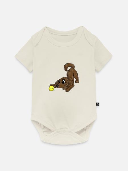 Das süßeste - - Baby Premium Kurzarmbody - Naturweiß