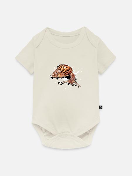 snail - schnecke - Baby Premium Kurzarmbody - Naturweiß