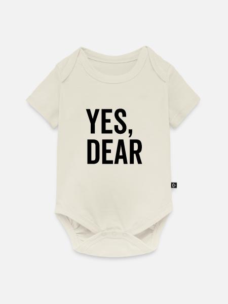 Ja Lieber - Baby Premium Kurzarmbody - Naturweiß