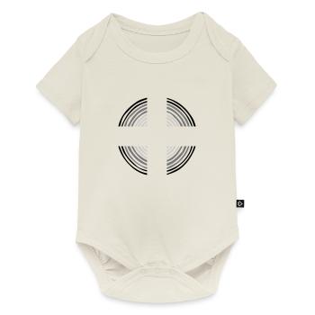 Cross Circle God - Baby Premium short-sleeve bodysuit - off white - Front