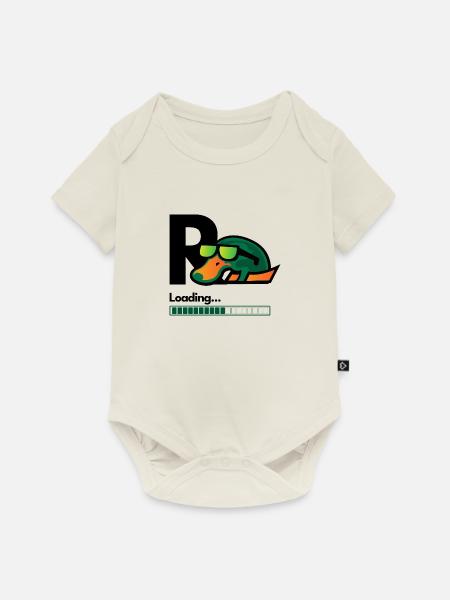 Rente Loading - Baby Premium Kurzarmbody - Naturweiß