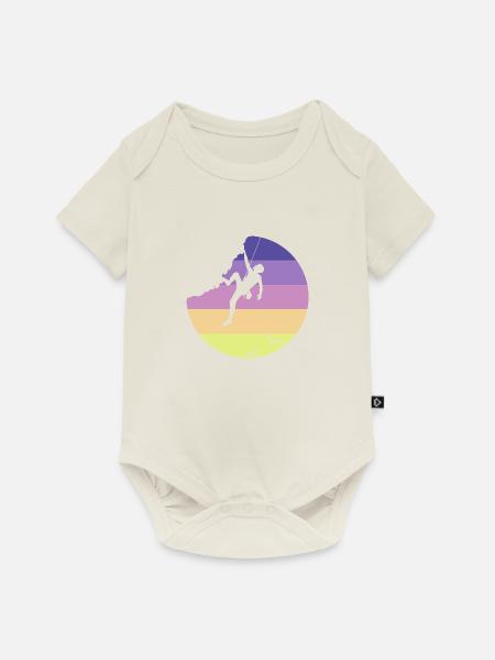 Climbing - Baby Premium Kurzarmbody - Naturweiß