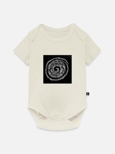 Collection Line Art - Baby Premium Kurzarmbody - Naturweiß