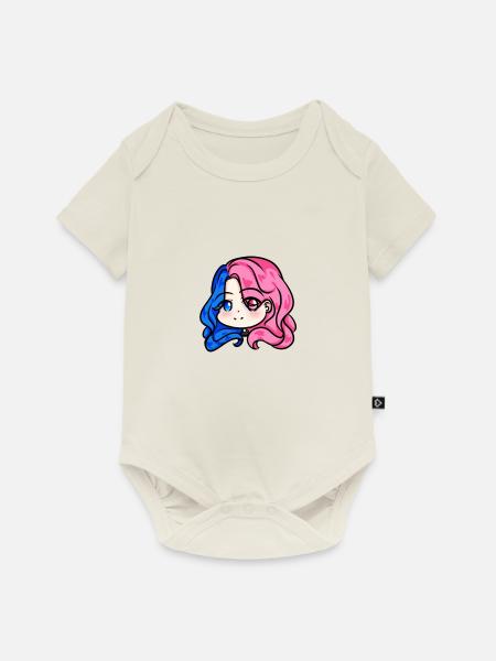 Tiffany marie chibi - Baby Premium Kurzarmbody - Naturweiß