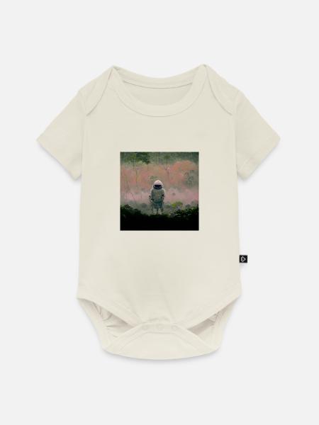 Lonely Voyager 008 - Baby Premium Kurzarmbody - Naturweiß