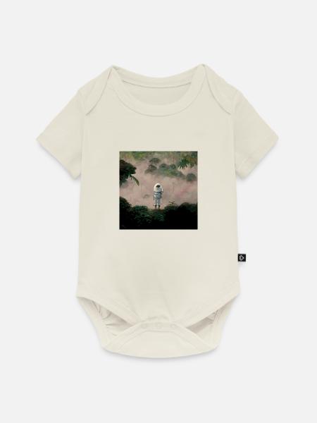 Lonely Voyager 080 - Baby Premium Kurzarmbody - Naturweiß