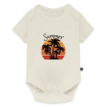 Summer - Body à manches courtes Premium Bébé - blanc cassé - Devant