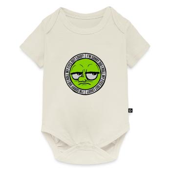 Roulez mes yeux - Body à manches courtes Premium Bébé - blanc cassé - Devant