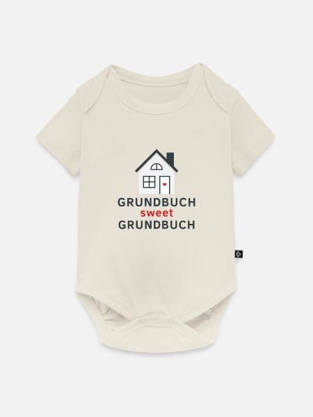 Grundbuch sweet Grundbuch - Baby Premium Kurzarmbody - Naturweiß