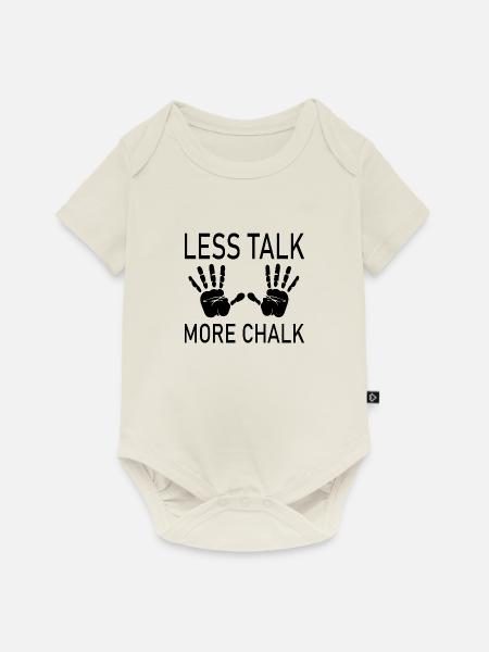 climbing - Baby Premium Kurzarmbody - Naturweiß