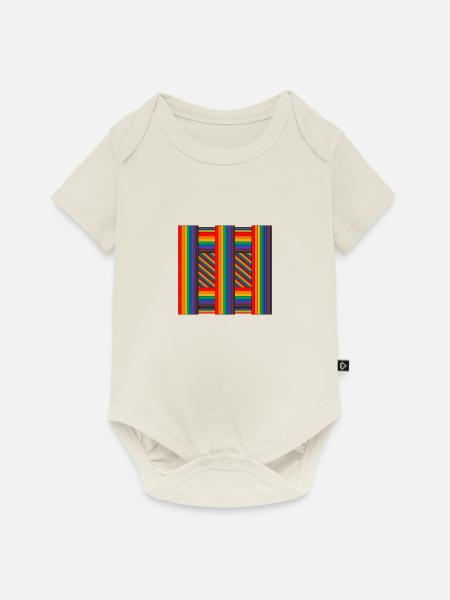 RainbowArt - Baby Premium Kurzarmbody - Naturweiß