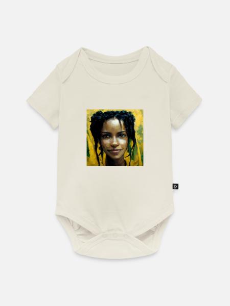 Rasta Astronaut - Baby Premium Kurzarmbody - Naturweiß