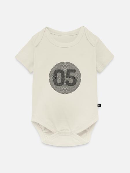05 - Baby Premium Kurzarmbody - Naturweiß