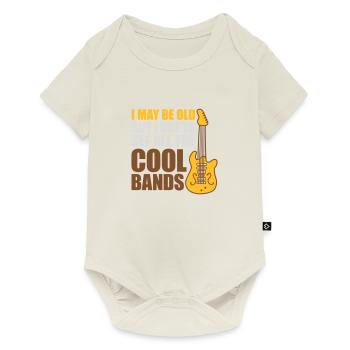 I may be old - Baby Premium Kurzarmbody - Naturweiß - Vorne