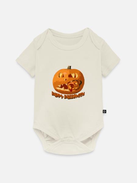 Kannibalenkürbis - Baby Premium Kurzarmbody - Naturweiß