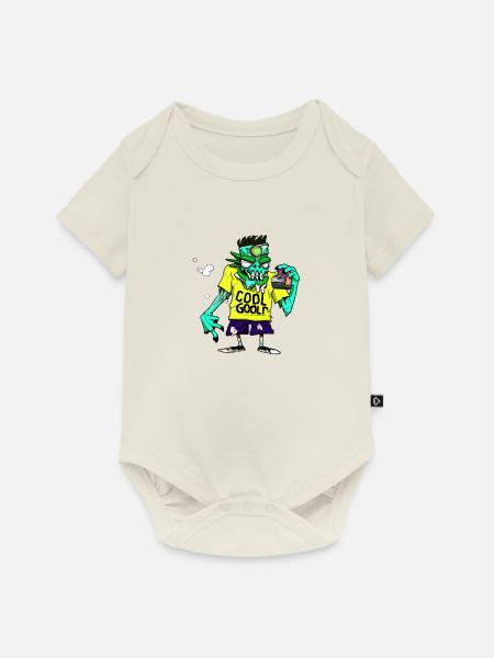 Zombie cool - Baby Premium Kurzarmbody - Naturweiß