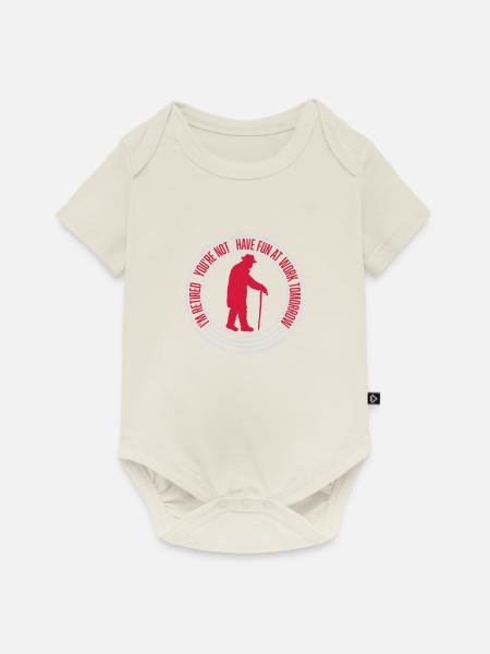 have fun at work - Baby Premium Kurzarmbody - Naturweiß