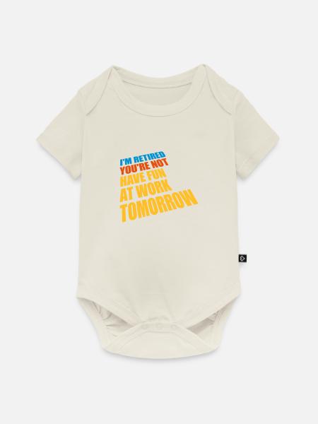 have fun at work - Baby Premium Kurzarmbody - Naturweiß