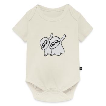 2 Dabbing Ghosts Friends - Baby Premium short-sleeve bodysuit - off white - Front