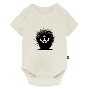 Porcupine Sunglasses Cute Animals Vector 19 - Baby Premium short-sleeve bodysuit - off white - Front