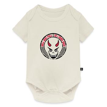 hell was full Zitat - Baby Premium Kurzarmbody - Naturweiß - Vorne
