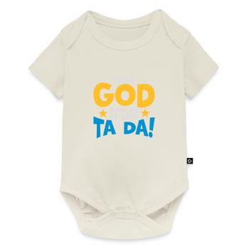 Après que Dieu m’ait fait - Body à manches courtes Premium Bébé - blanc cassé - Devant