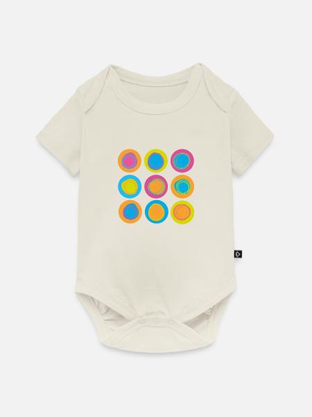 dotdotdot - Baby Premium Kurzarmbody - Naturweiß