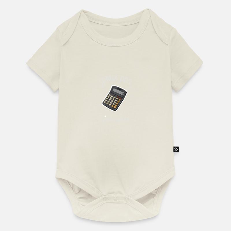 J'peux pas j'ai maths - Body à manches courtes Premium Bébé - blanc cassé