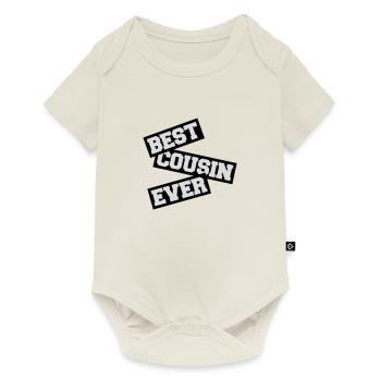 best cousin ever quote - Baby Premium short-sleeve bodysuit - off white - Front