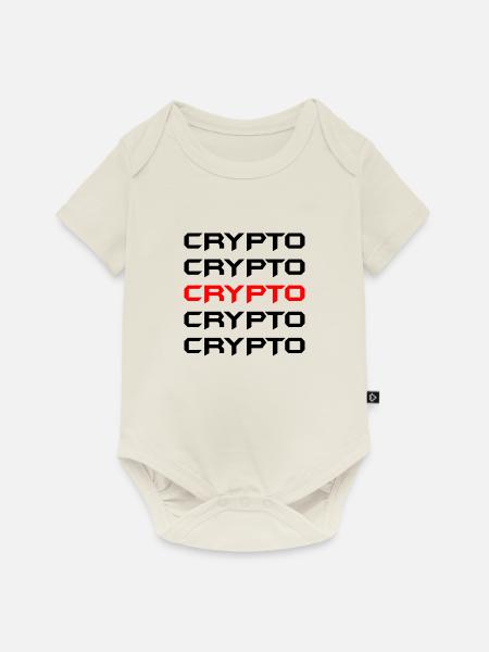 Bitcoin Trading Crypto Aktien - Baby Premium Kurzarmbody - Naturweiß