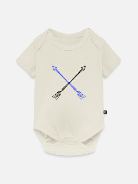 Pfeile - Baby Premium Kurzarmbody - Naturweiß