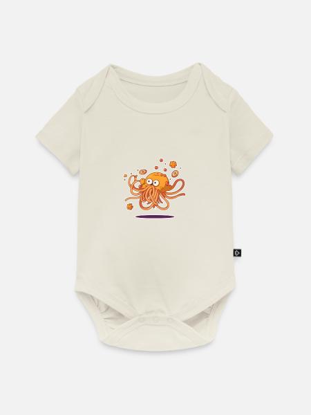 Spaghetti Monster - Baby Premium Kurzarmbody - Naturweiß