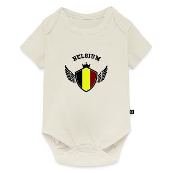 Coat of arms of Belgium - Baby Premium short-sleeve bodysuit - off white - Front