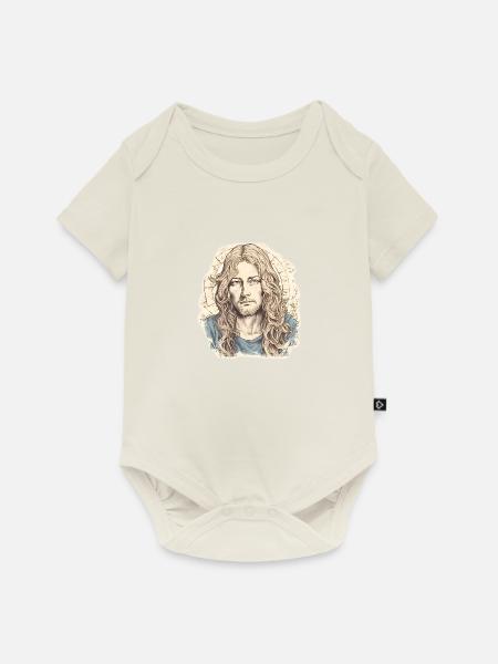 Jesus Christ #05 - Baby Premium Kurzarmbody - Naturweiß