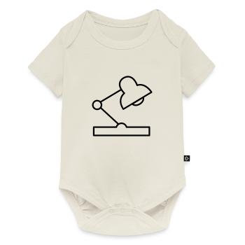 desk lamp - Baby Premium short-sleeve bodysuit - off white - Front