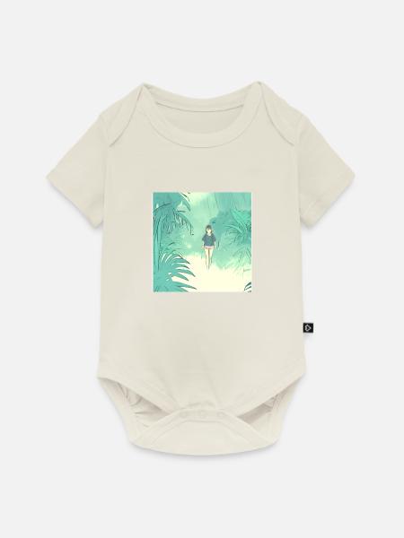 In the Jungle - Baby Premium Kurzarmbody - Naturweiß