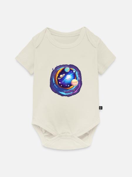 Magisches Universum - Baby Premium Kurzarmbody - Naturweiß